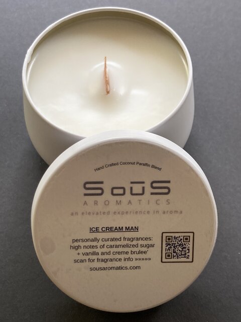 Luxury Candle – Ice Cream Man – 4 oz. image 0