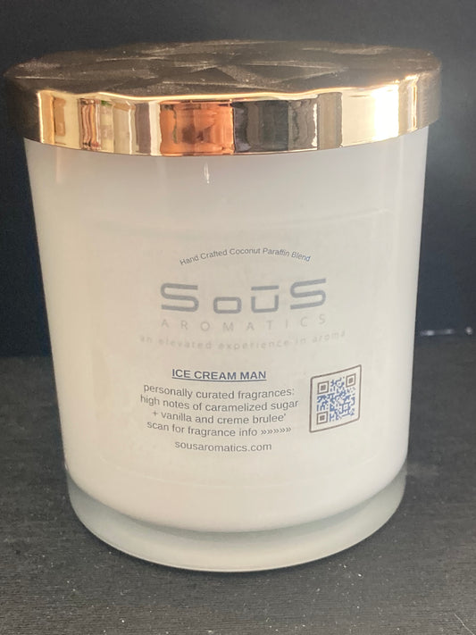Luxury Candle - Ice Cream Man - 10 oz. image 0