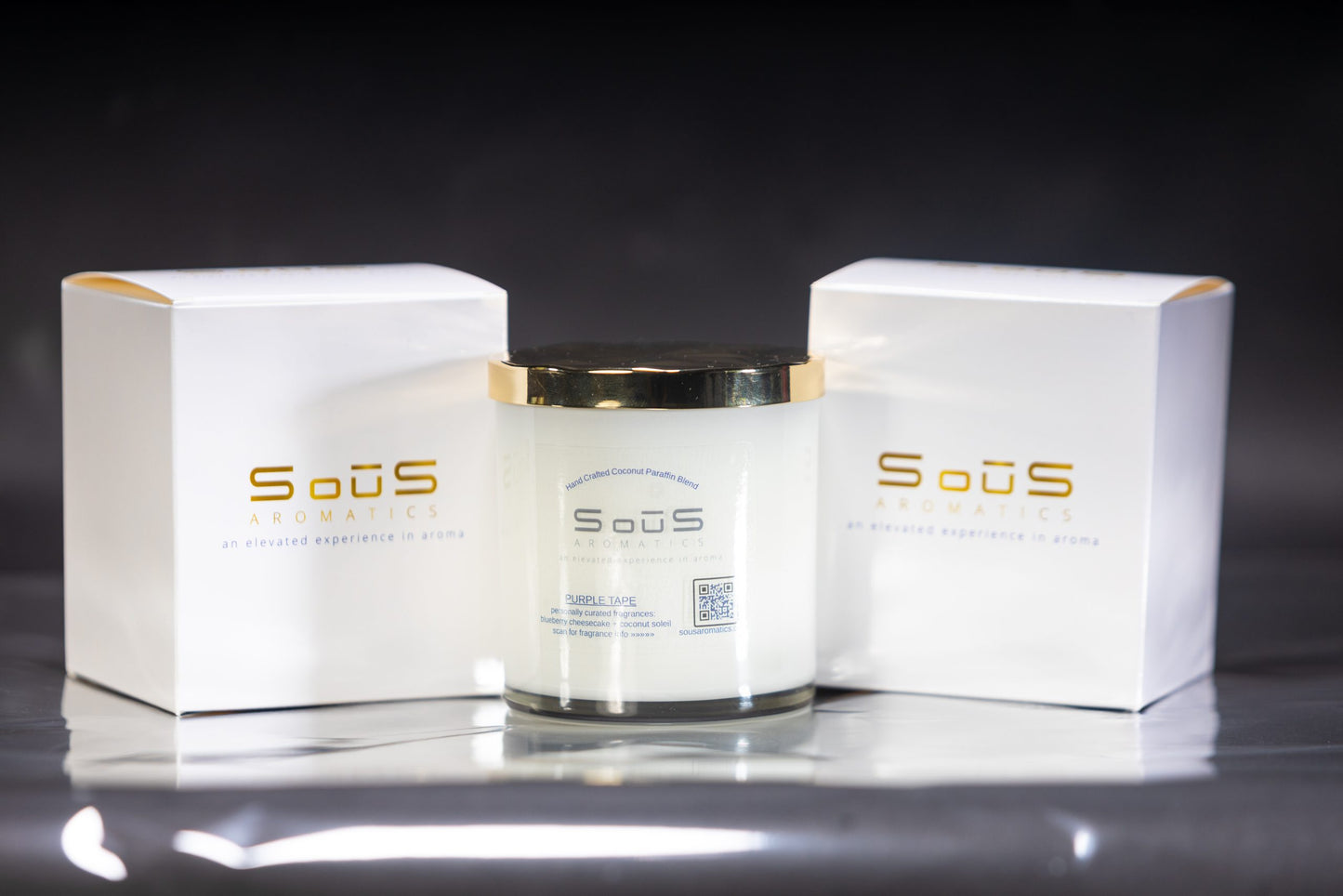 Luxury Candle- Purple Tape image 0