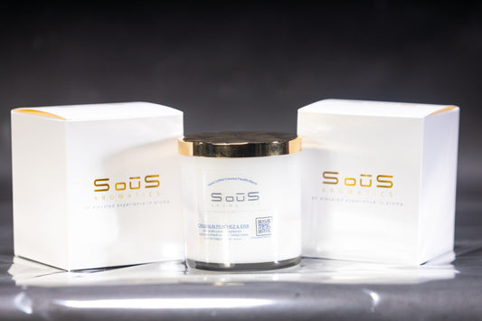 Luxury Candle- Crumblin Peachez & Erb image 0